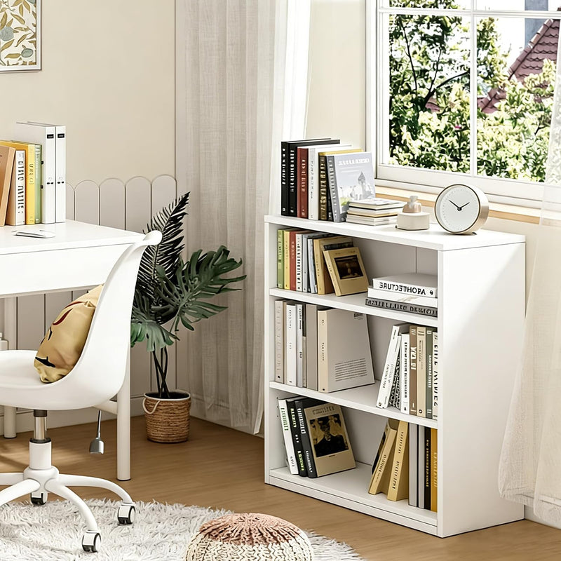 Wooden Thick Frame 6 Cube Storage Organiser Shelf