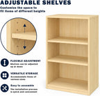 Wooden Thick Frame 6 Cube Storage Organiser Shelf