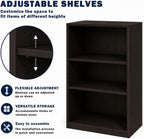 Wooden Thick Frame 6 Cube Storage Organiser Shelf