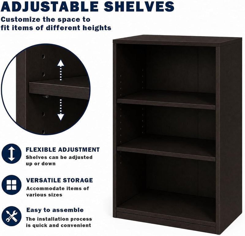 Wooden Thick Frame 6 Cube Storage Organiser Shelf
