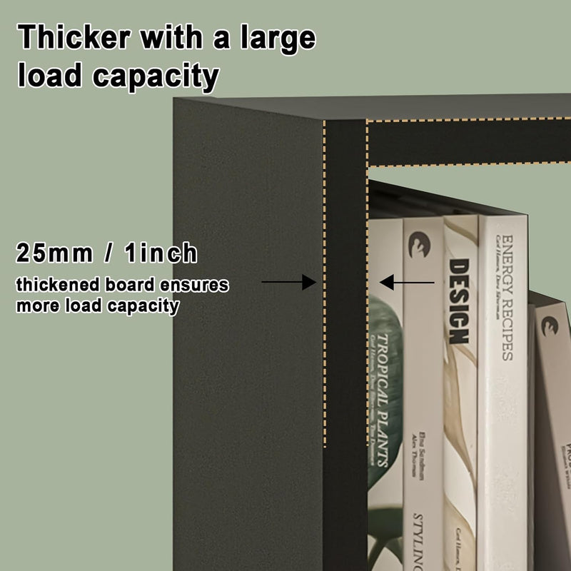 Wooden Thick Frame 6 Cube Storage Organiser Shelf