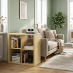 Wooden Thick Frame 6 Cube Storage Organiser Shelf