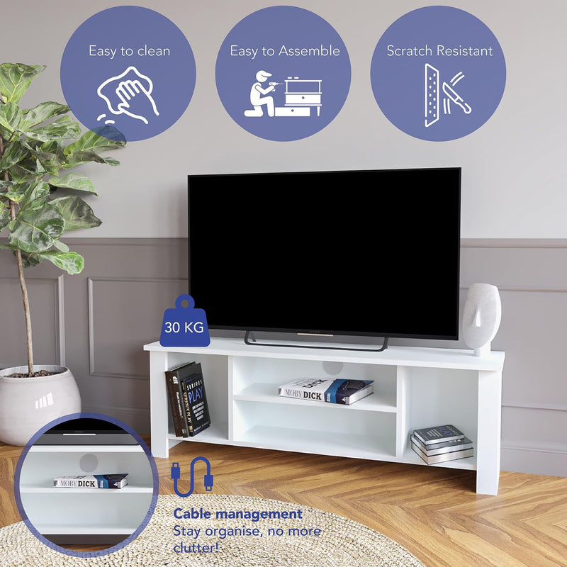 Wooden TV Stand for Tvs Up to 50