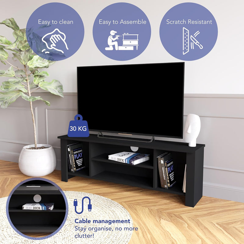 Wooden TV Stand for Tvs Up to 50