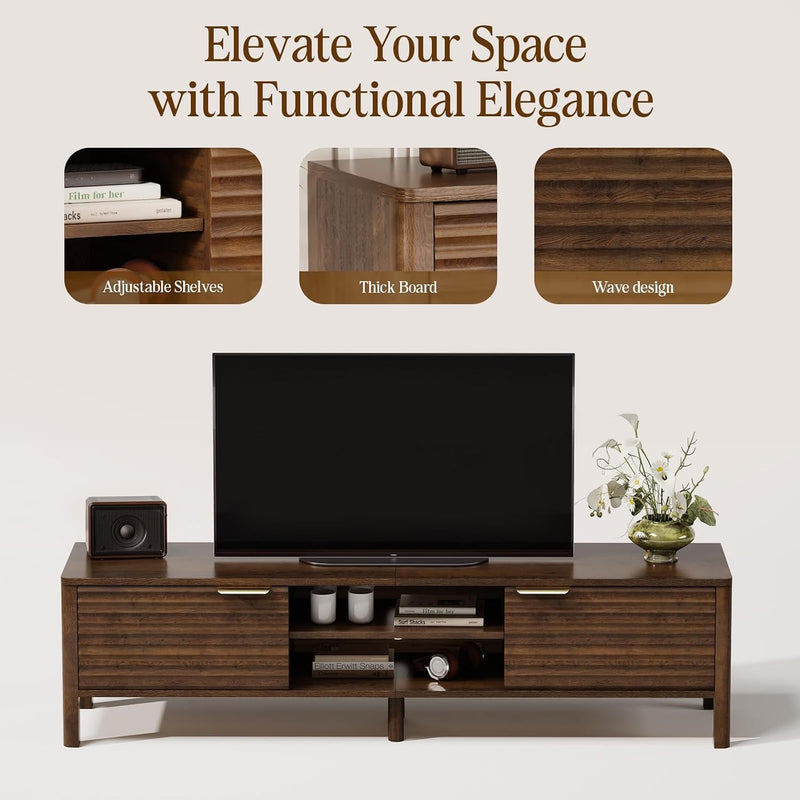 Wooden TV Unit 200CM Long Stand Cabinet