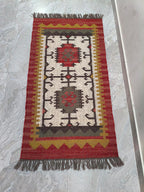 Wool Jute Vintage Rug