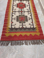Wool Jute Vintage Rug