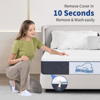 Mattress 3FT 8 Inch Orthopedic Memory Foam 9