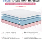 Mattress 3FT 8 Inch Orthopedic Memory Foam 9