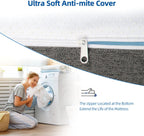 Wowttrelax Memory Foam Mattress 8 Inch with Soft