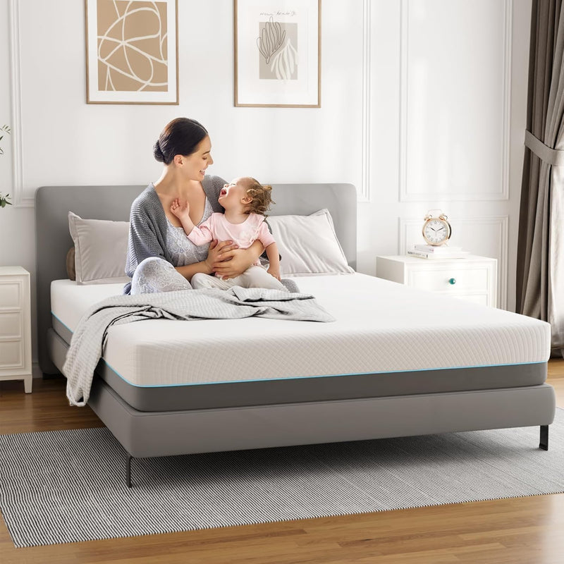 Memory Foam Mattress Medium Firm Soft Skin-Friendly Fabric