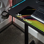 X Rocker Panther RGB Gaming Desk with Neo