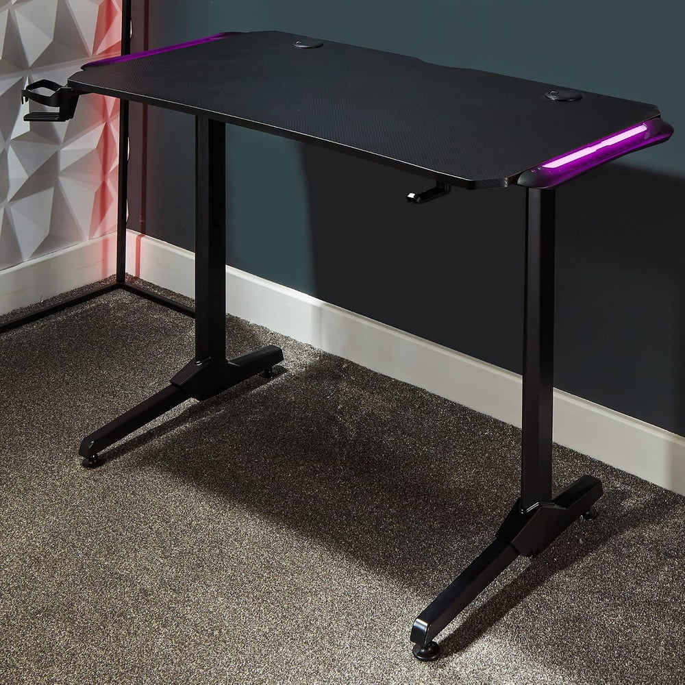X Rocker Panther RGB Gaming Desk with Neo