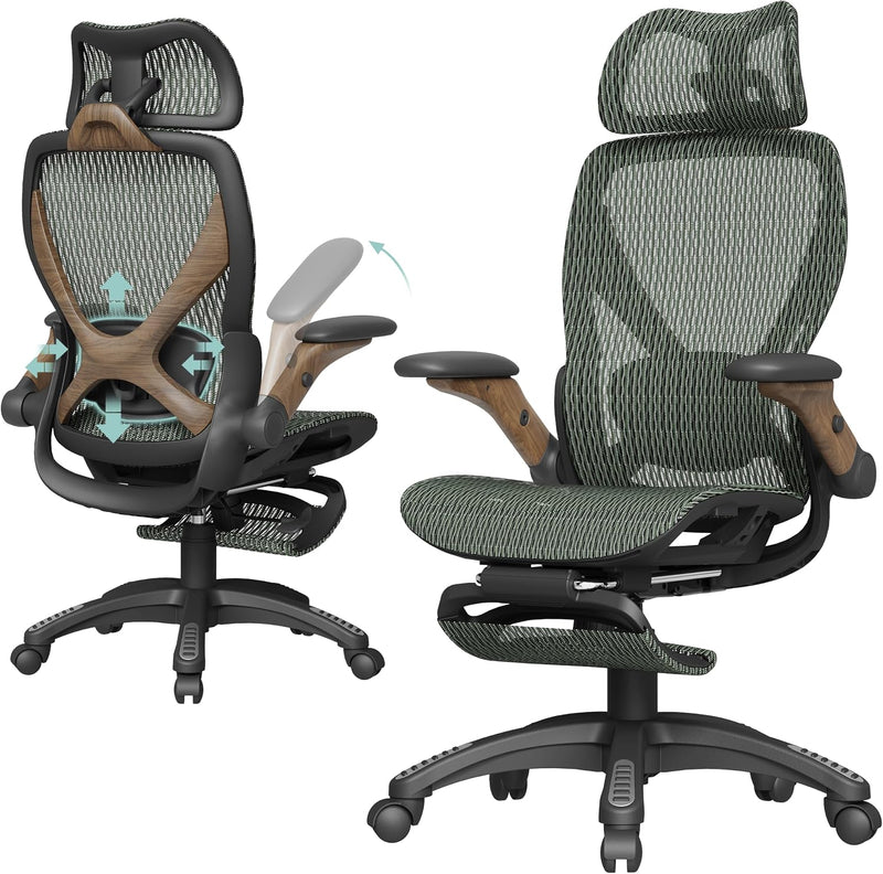 X100 Ergonomic Office Chair Mesh Back 10CM Padded