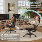 X100 Ergonomic Office Chair Mesh Back 10CM Padded