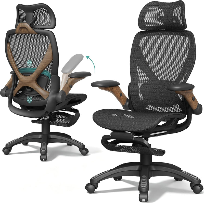 X100 Ergonomic Office Chair Mesh Back 10CM Padded