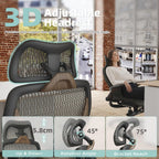 X100 Ergonomic Office Chair Mesh Back 10CM Padded