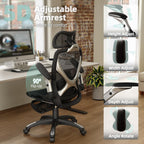 X100 Ergonomic Office Chair Mesh Back 10CM Padded