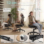 X100 Ergonomic Office Chair Mesh Back 10CM Padded