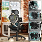 X100 Ergonomic Office Chair Mesh Back 10CM Padded