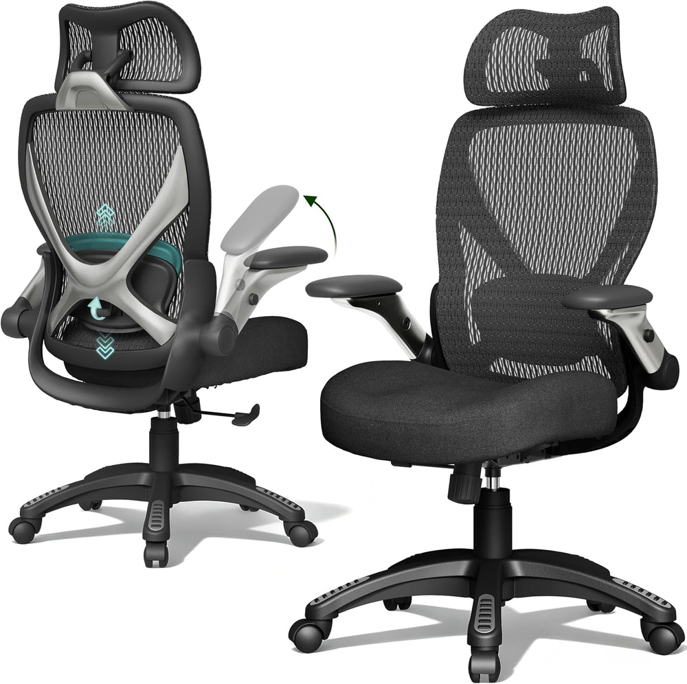 X100 Ergonomic Office Chair Mesh Back 10CM Padded