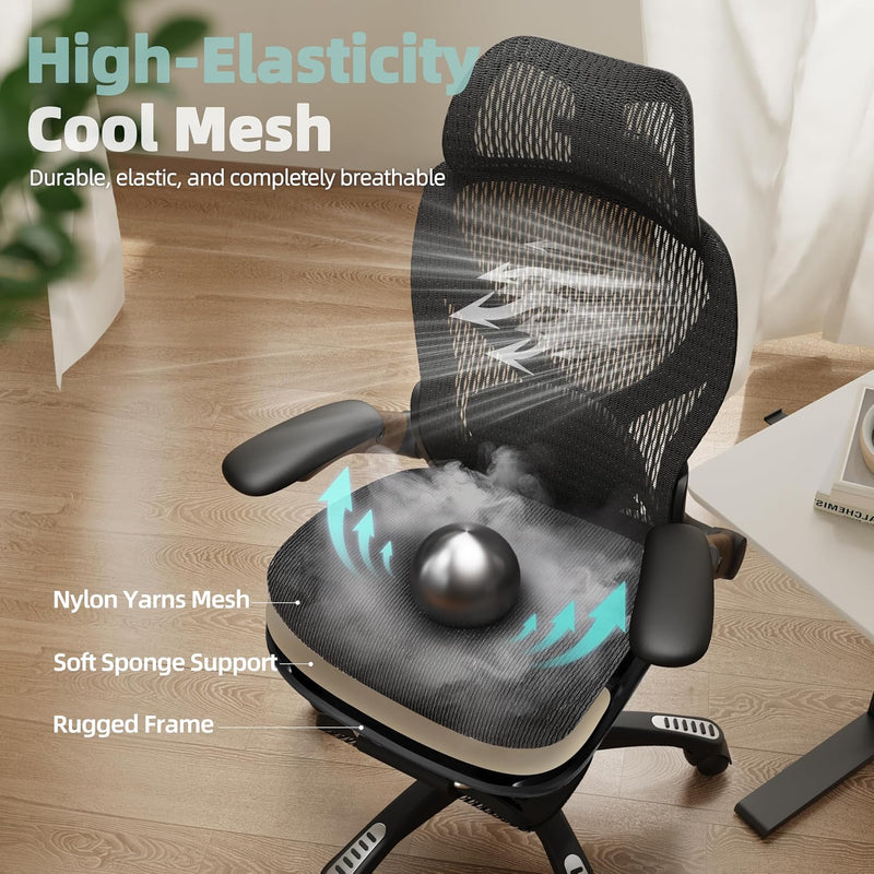 X100 Ergonomic Office Chair Mesh Back 10CM Padded