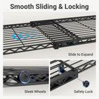 X3 Heavy Duty Expandable Clothes Rail 157.6-243CM