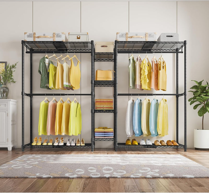 X3 Heavy Duty Expandable Clothes Rail 157.6-243CM