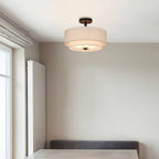 Xinbei Flush Ceiling Light Modern 3-Light Semi Mount