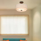 Xinbei Flush Ceiling Light Modern 3-Light Semi Mount