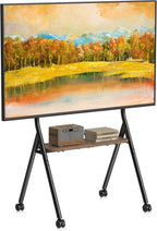 Easel Rolling TV Stand for 32-80 Inch Up