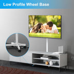 Easel Rolling TV Stand for 32-80 Inch Up