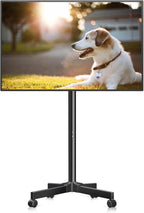 Easel Rolling TV Stand for 32-80 Inch Up
