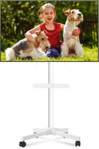 Easel Rolling TV Stand for 32-80 Inch Up