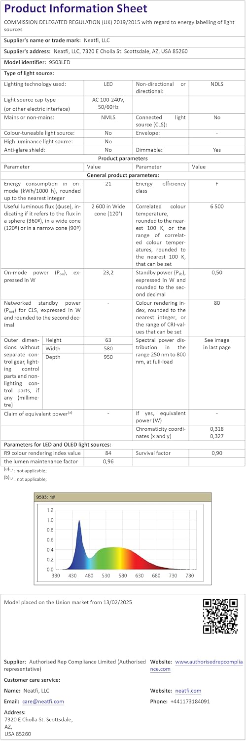 Xl 2 200 Lumens 24W LED Desk Lamp