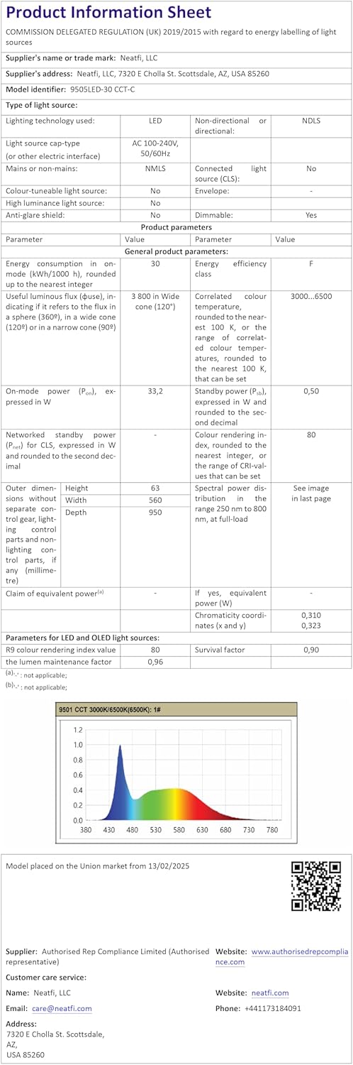 Xl 2 500 Lumens 30W LED Task Lamp