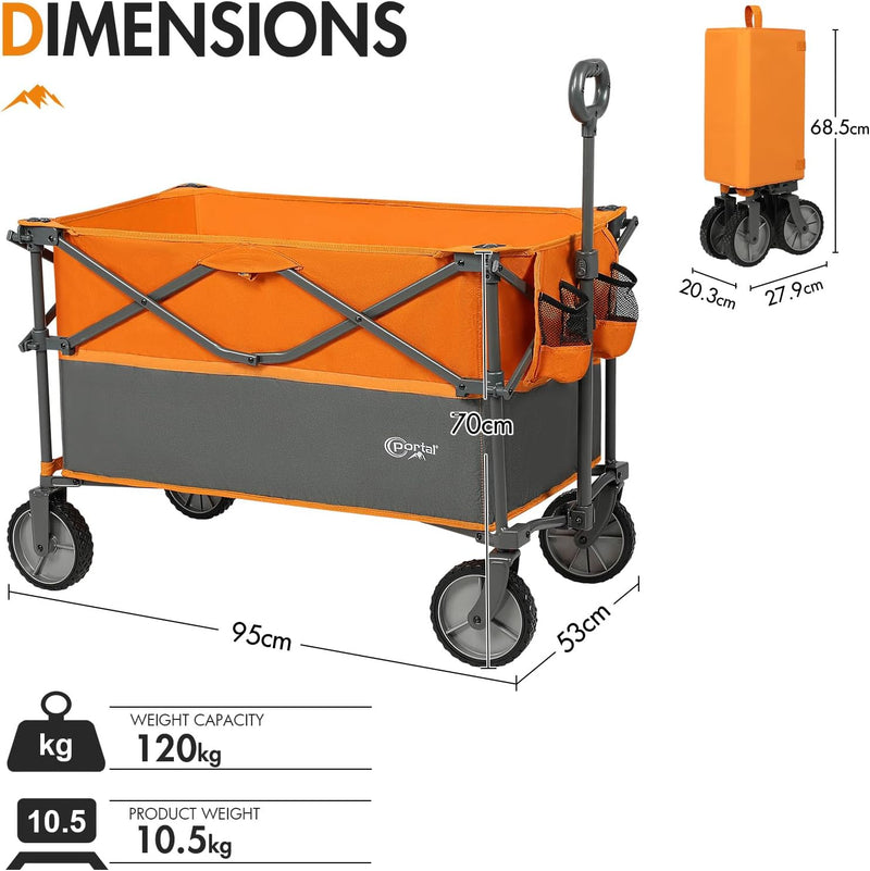 Xl Deeper Festival Trolley on Wheels 300L Larger