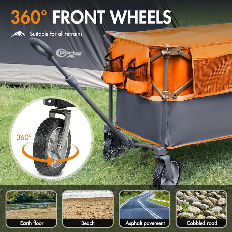 Xl Deeper Festival Trolley on Wheels 300L Larger