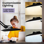 LED Desk Lamp Lumens 50CM Wide Head Dimmable