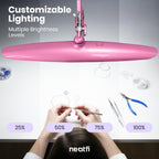 LED Desk Lamp Lumens 50CM Wide Head Dimmable