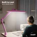 LED Desk Lamp Lumens 50CM Wide Head Dimmable