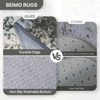 Xl Washable Rugs Abstract Area for Bedroom