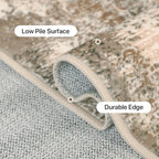 Xl Washable Rugs Abstract Area for Bedroom