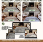 Xl Washable Rugs Abstract Area for Bedroom