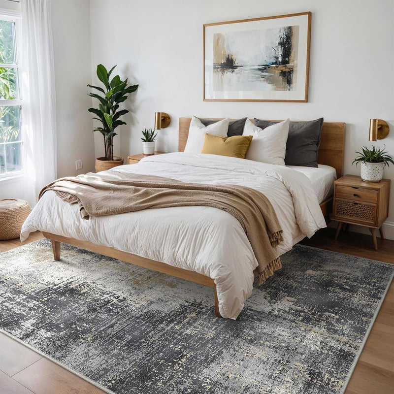 Xl Washable Rug Abstract Area Rugs