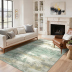 Xl Washable Rugs Abstract Area for Bedroom