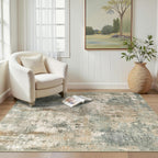 Xl Washable Rugs Abstract Area for Bedroom