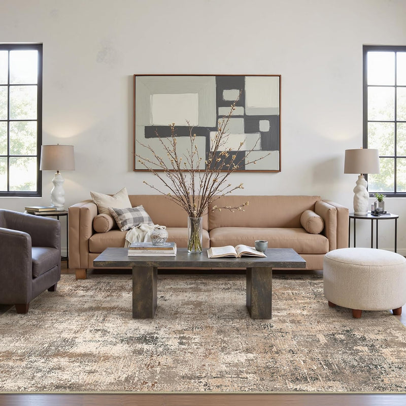 Xl Washable Rug Abstract Area Rugs