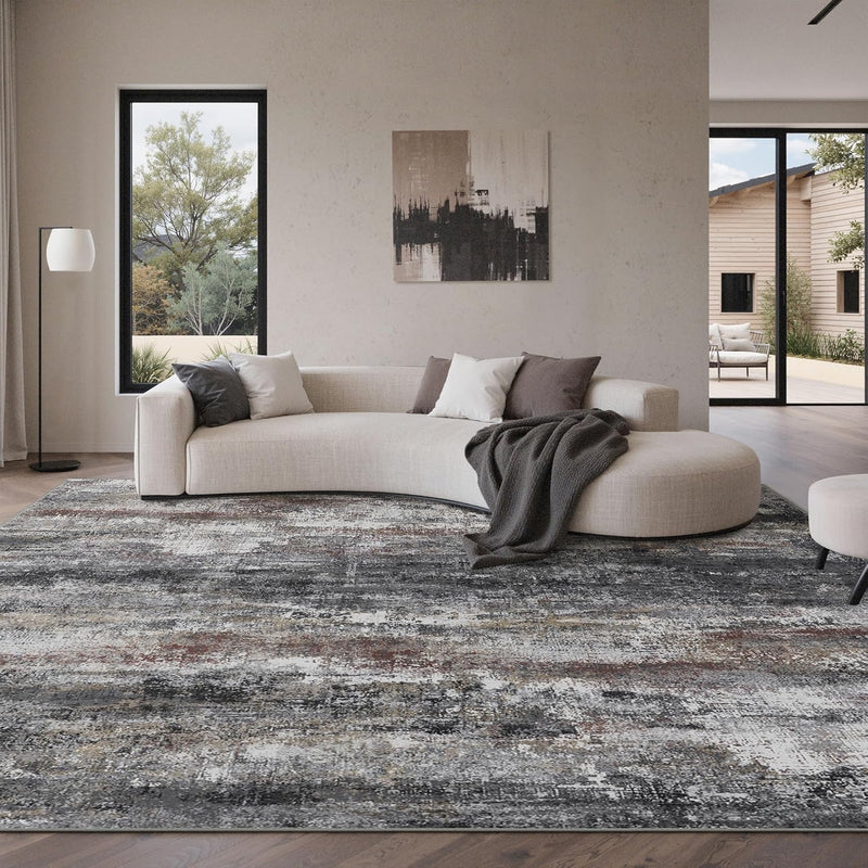 Xl Washable Rug Abstract Area Rugs