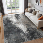 Xl Washable Rugs Abstract Area for Bedroom
